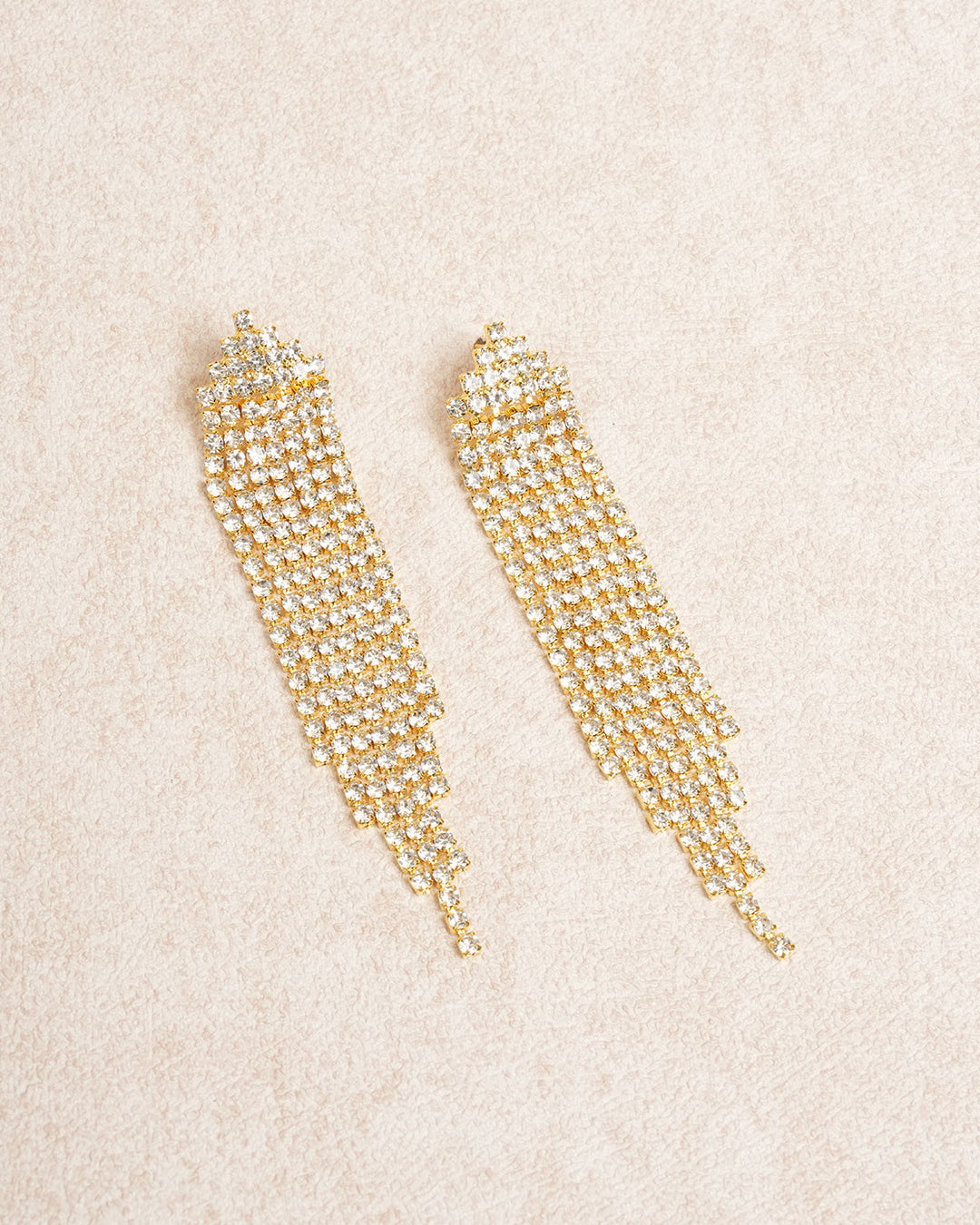 SALE | Gold Rhinestone Earrings