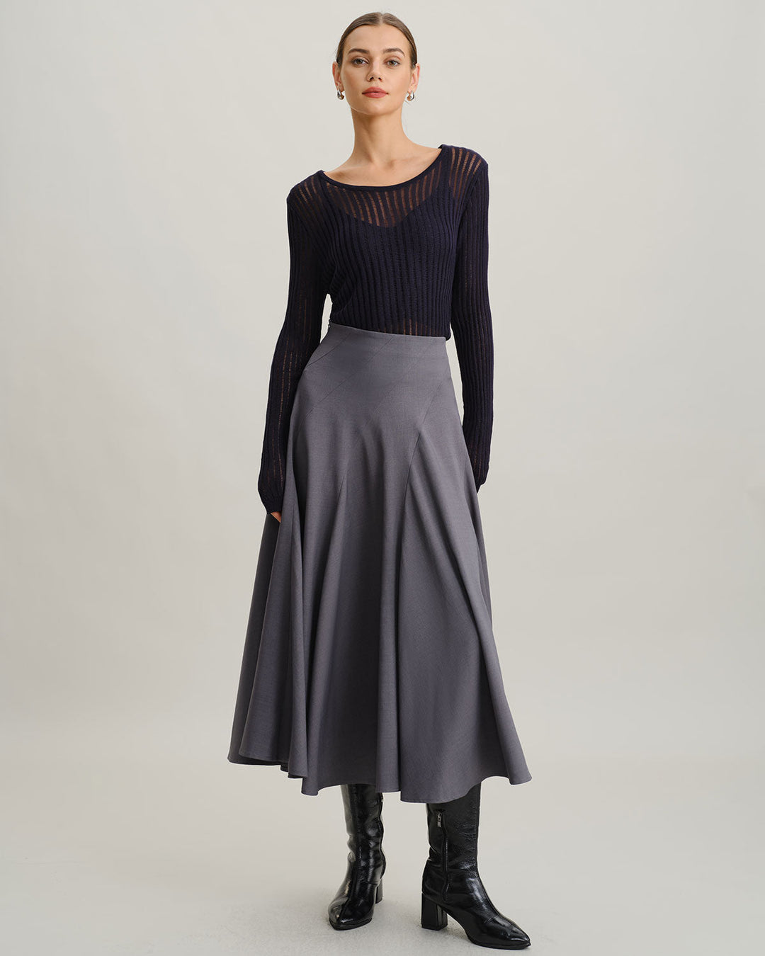 SALE | Navy Color Sweater Set for Double Comfort and Style