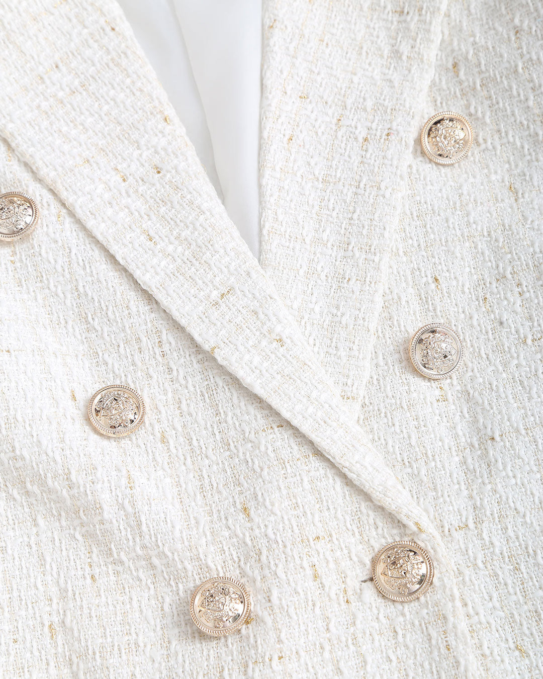 SALE | Beige Double Breasted Blazer