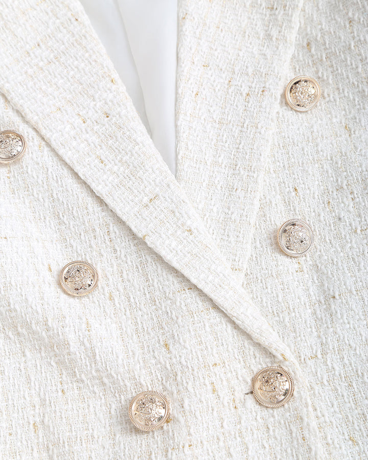 SALE | Beige Double Breasted Blazer