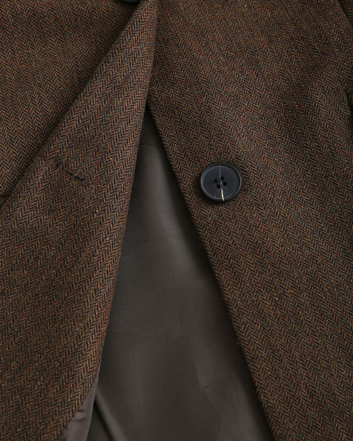 SALE | Brown Single Breasted Blazer