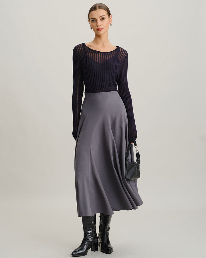 SALE | Navy Color Sweater Set for Double Comfort and Style