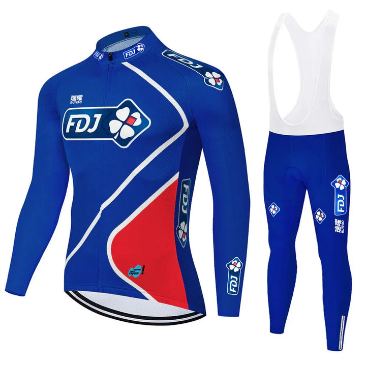 SALE | FDJ - Dress for Success: Upgraded Professional Long-Sleeve Cycling Suit