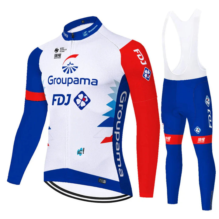 SALE | FDJ - Dress for Success: Upgraded Professional Long-Sleeve Cycling Suit