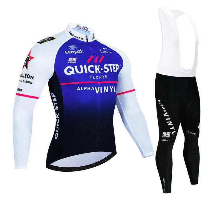 SALE | Quick Step - Professional Long-Sleeve Cycling Kit for High-Performance Training