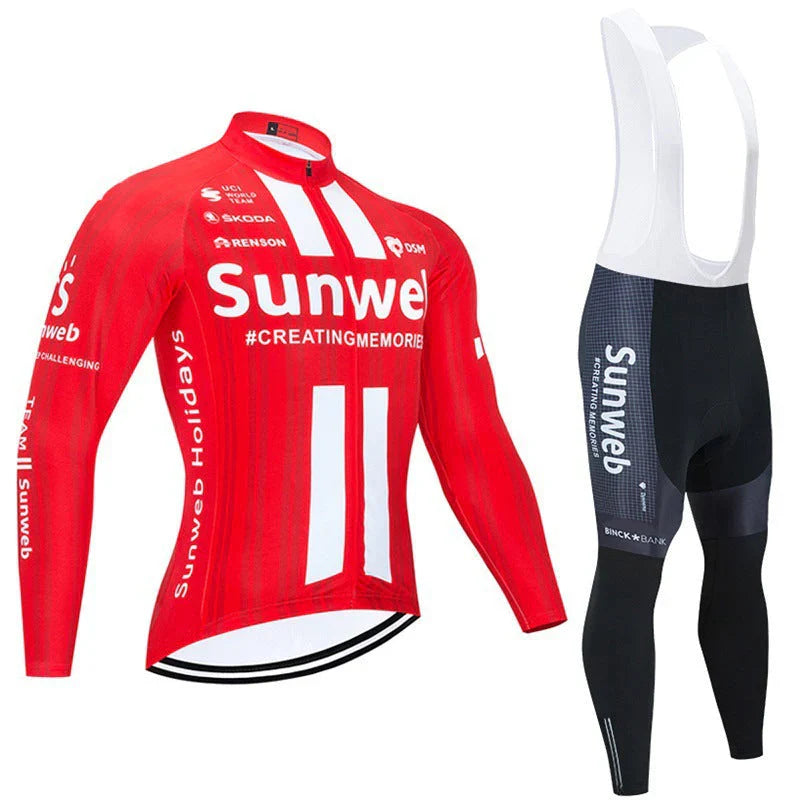 SALE | Teams - Professional Competition Cycling Jersey with Long Sleeves for Optimal Performance