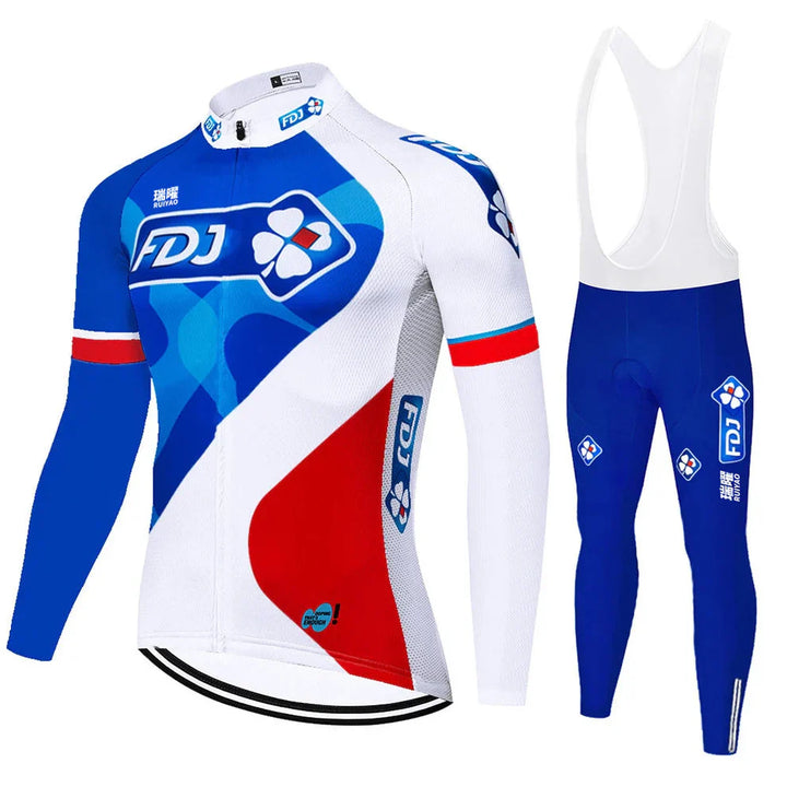 SALE | FDJ - Dress for Success: Upgraded Professional Long-Sleeve Cycling Suit