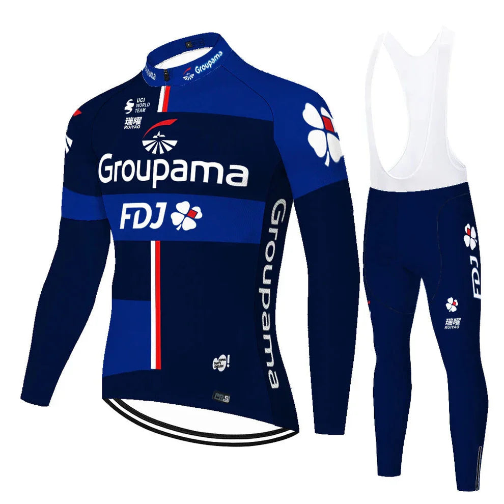 SALE | FDJ - Dress for Success: Upgraded Professional Long-Sleeve Cycling Suit