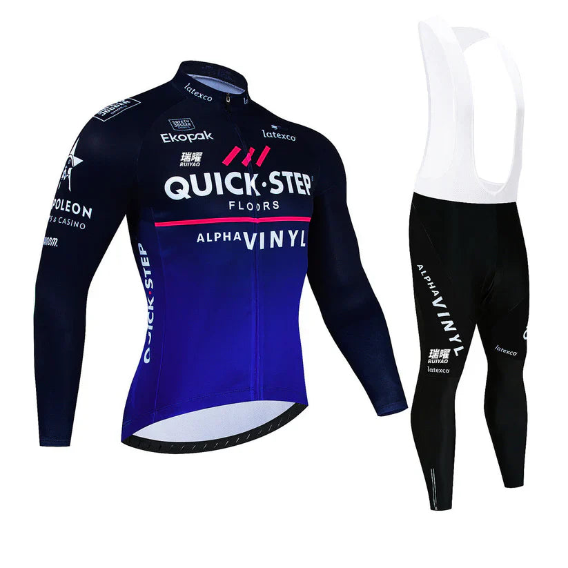 SALE | Quick Step - Professional Long-Sleeve Cycling Kit for High-Performance Training