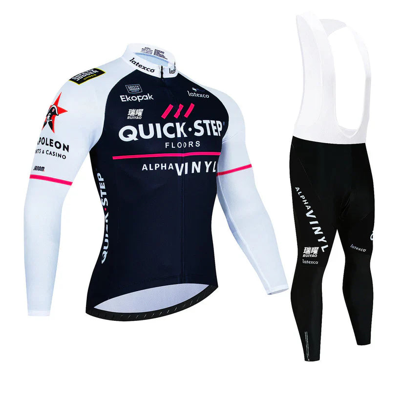 SALE | Quick Step - Professional Long-Sleeve Cycling Kit for High-Performance Training