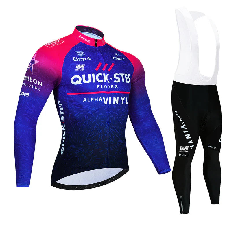 SALE | Quick Step - Professional Long-Sleeve Cycling Kit for High-Performance Training