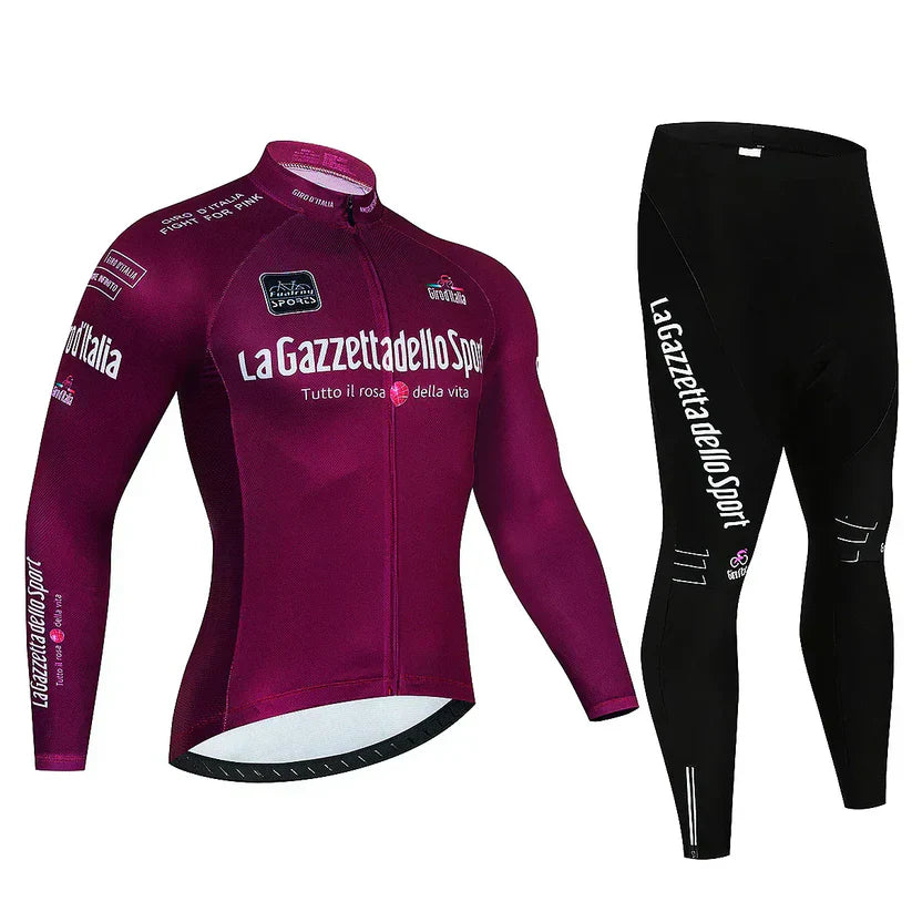 SALE | Giro d'Italia - Professional Long-Sleeve Cycling Jersey for Optimal Training and Style