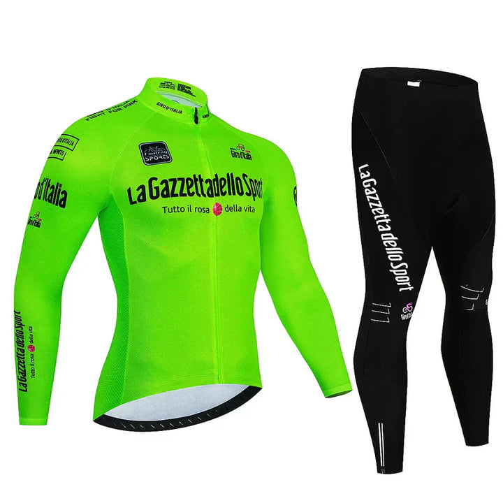SALE | Giro d'Italia - Professional Long-Sleeve Cycling Jersey for Optimal Training and Style