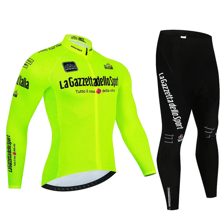 SALE | Giro d'Italia - Professional Long-Sleeve Cycling Jersey for Optimal Training and Style