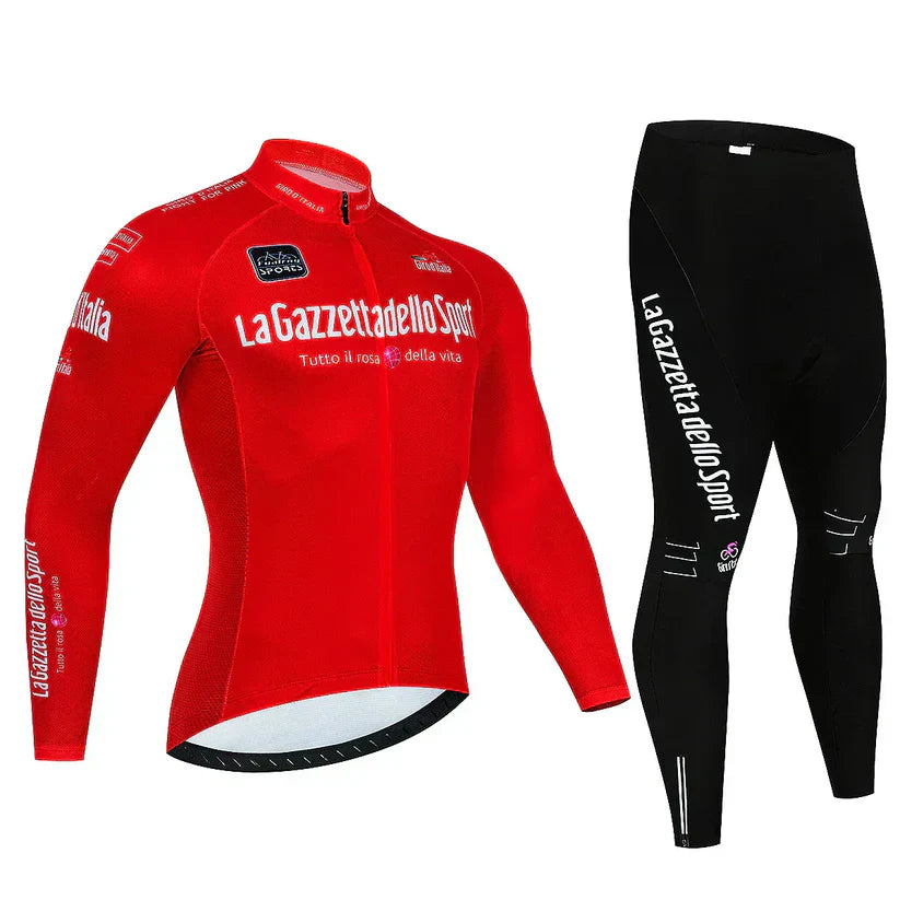 SALE | Giro d'Italia - Professional Long-Sleeve Cycling Jersey for Optimal Training and Style