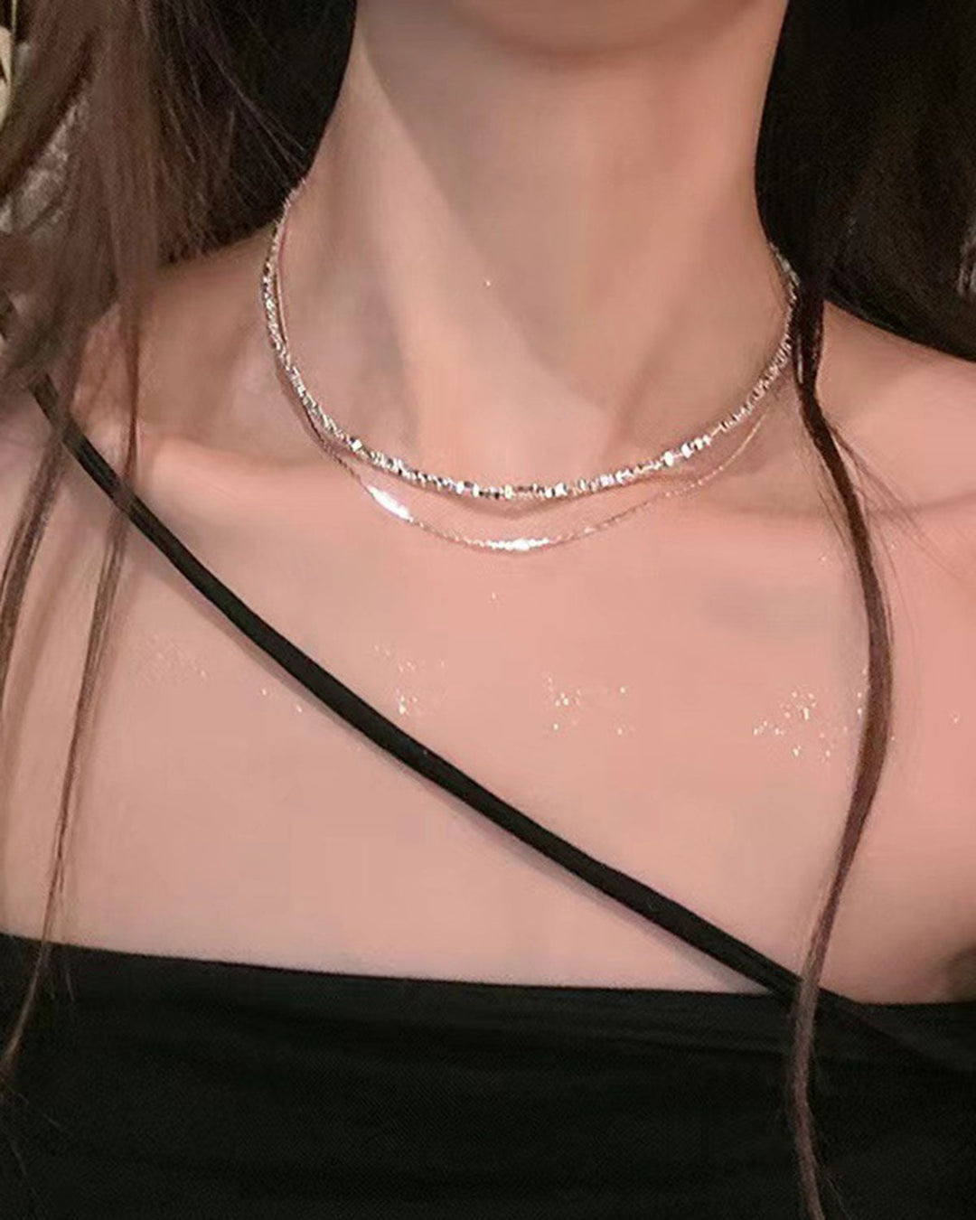 SALE | Silver Layered Necklace