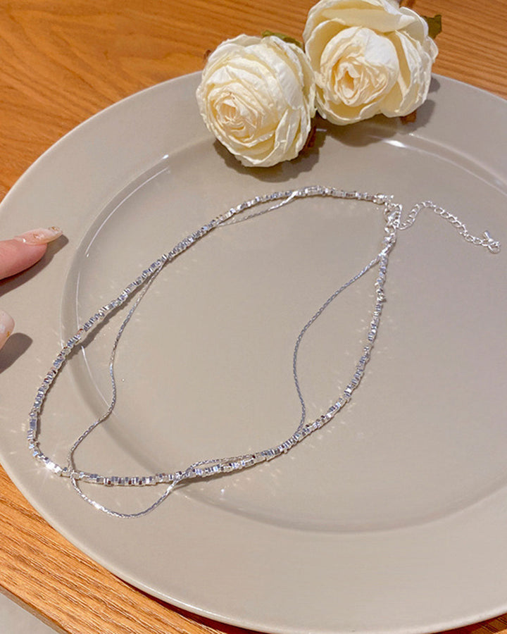 SALE | Silver Layered Necklace