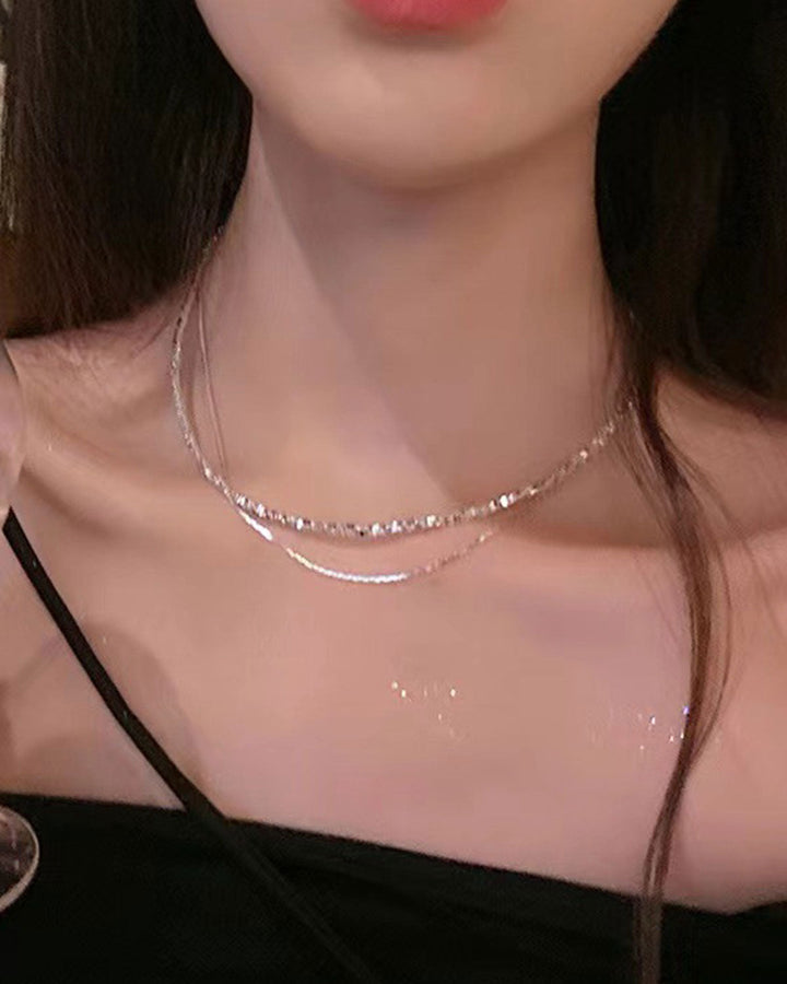 SALE | Silver Layered Necklace