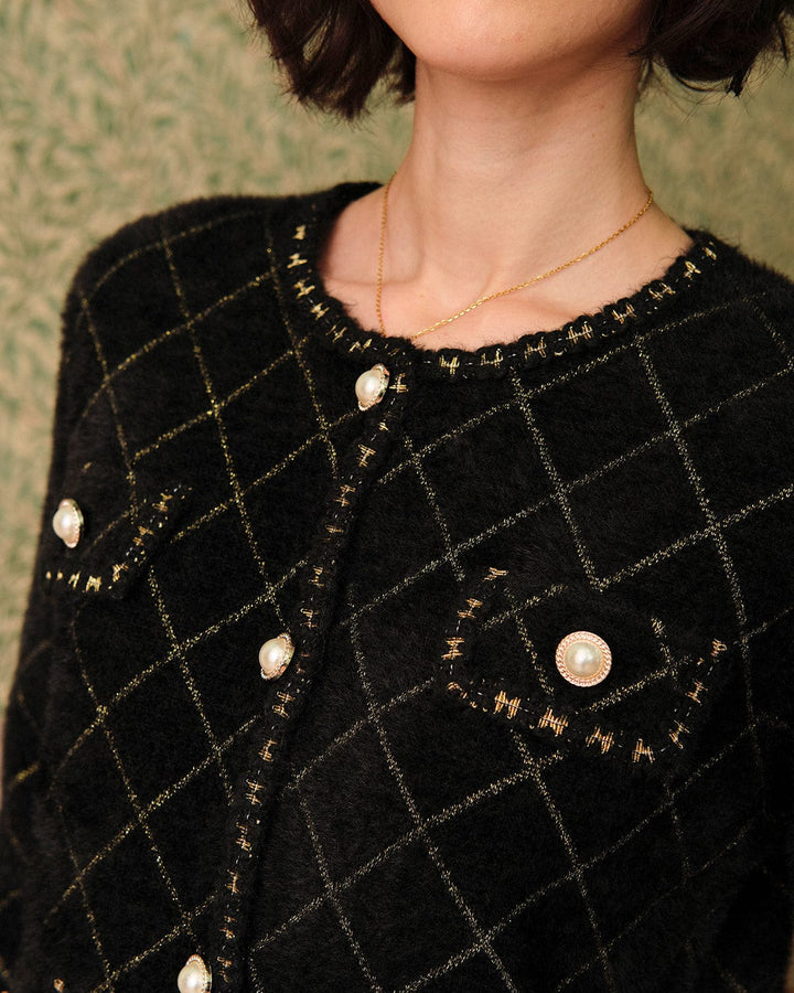 SALE | Breathtaking Ensemble Argyle Cardigan and Mini Skirt