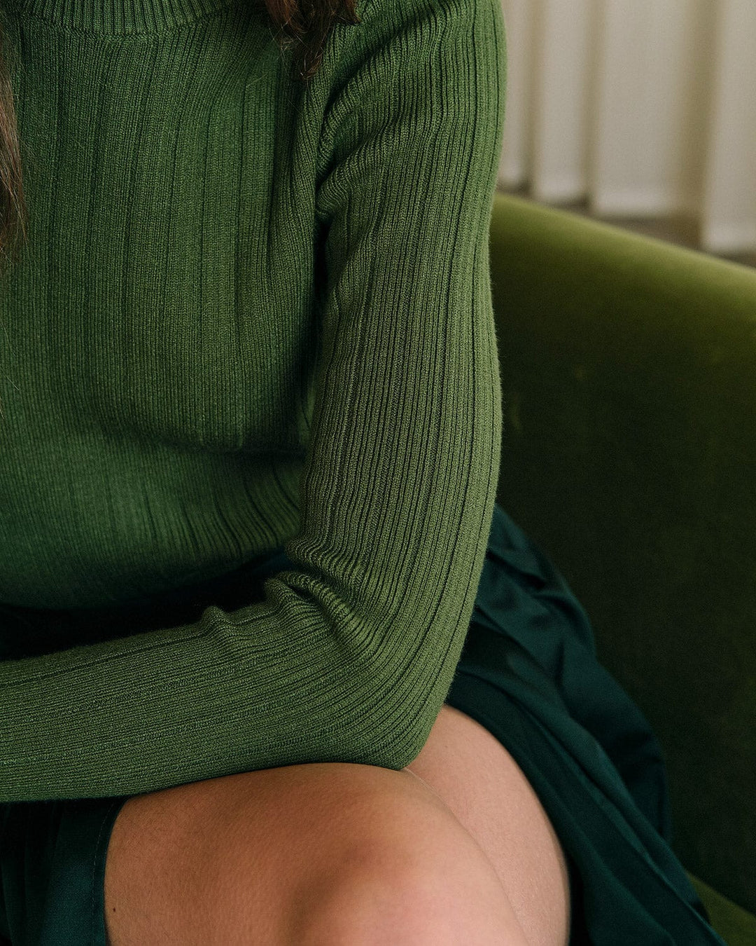 SALE | Ribbed knitted turtleneck sweater for a cozy and stylish look