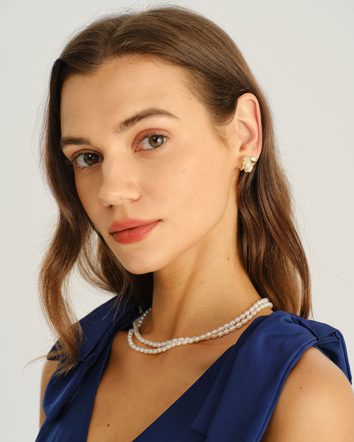 SALE | Women's Alloy Pearl Earrings