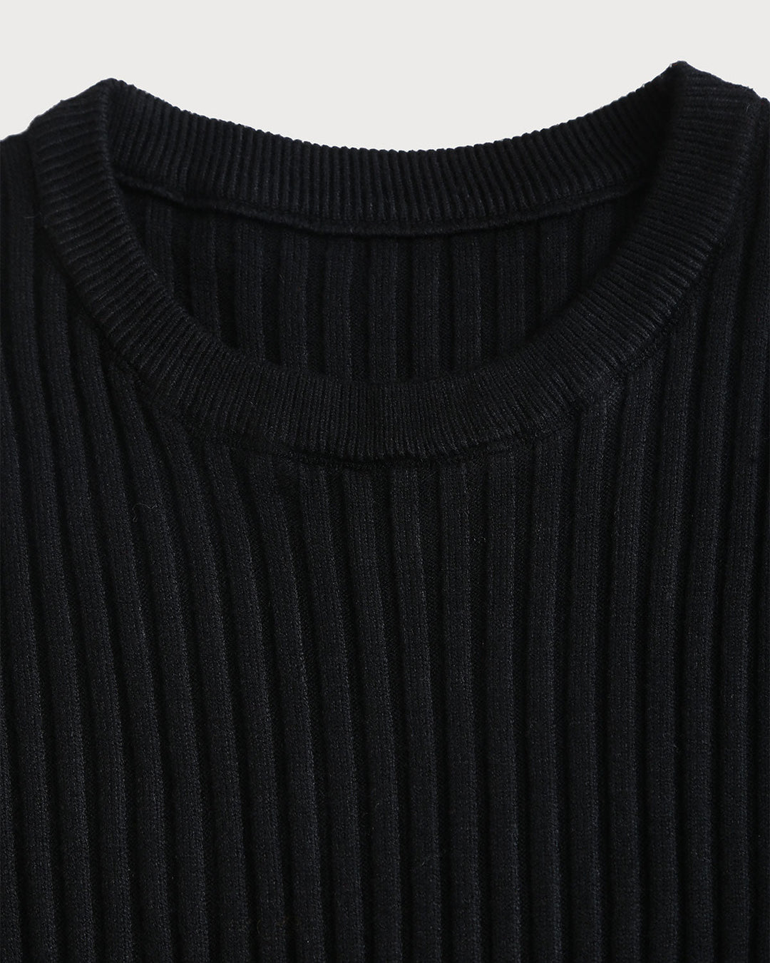 SALE | Black A-Line Ruffle Sweater Dress