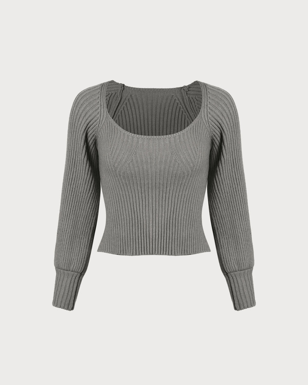 SALE | Grey U Neck Sweater