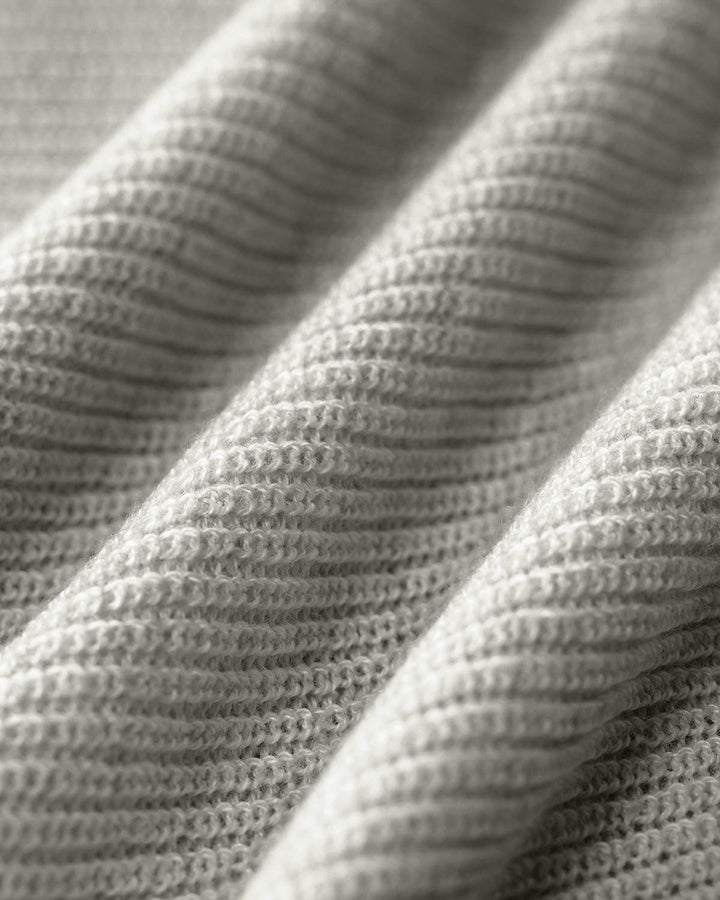 SALE | Grey Ribbed Knit Bell Sleeve Tee