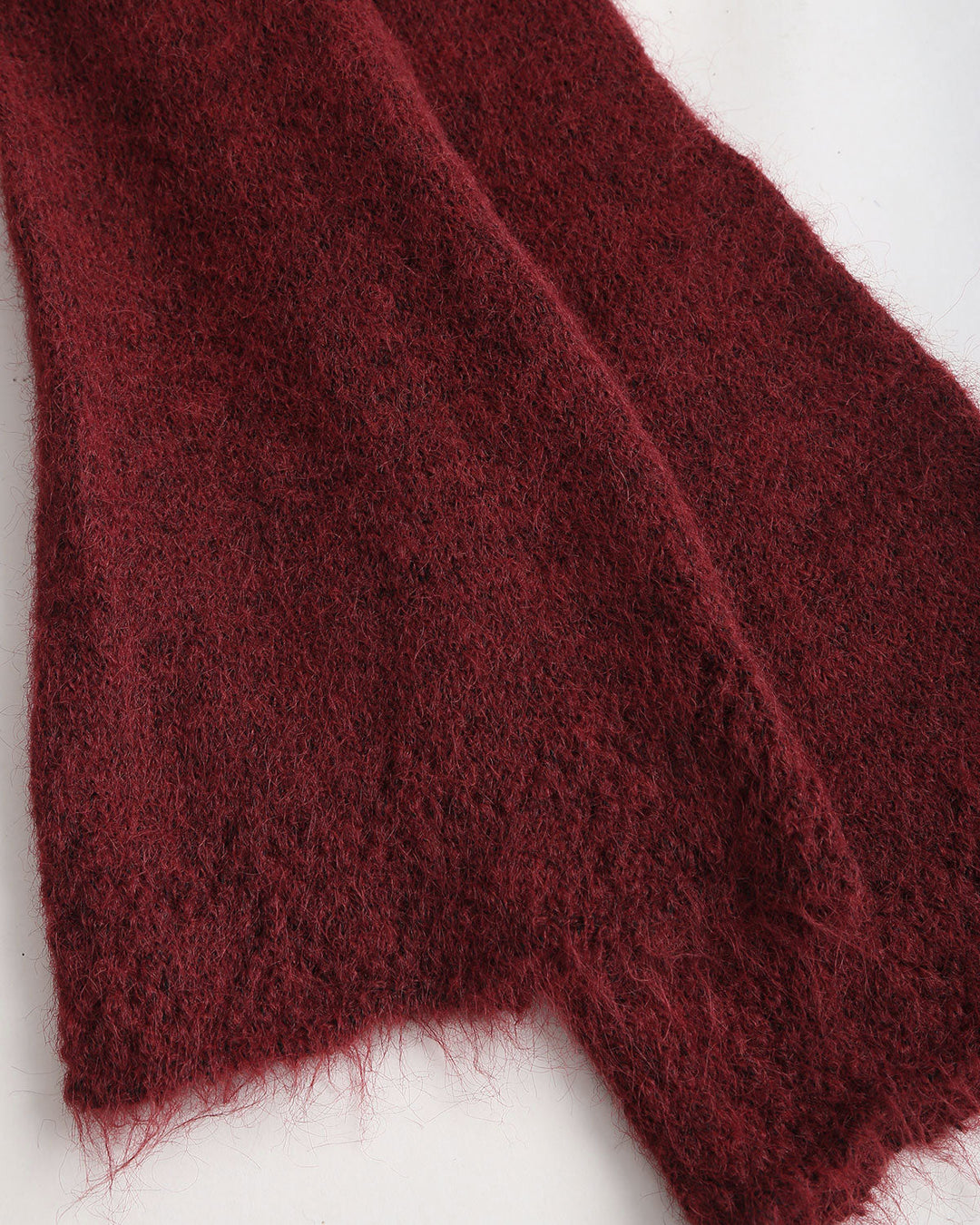 SALE | Wine Red V Neck Bell Sleeve Sweater