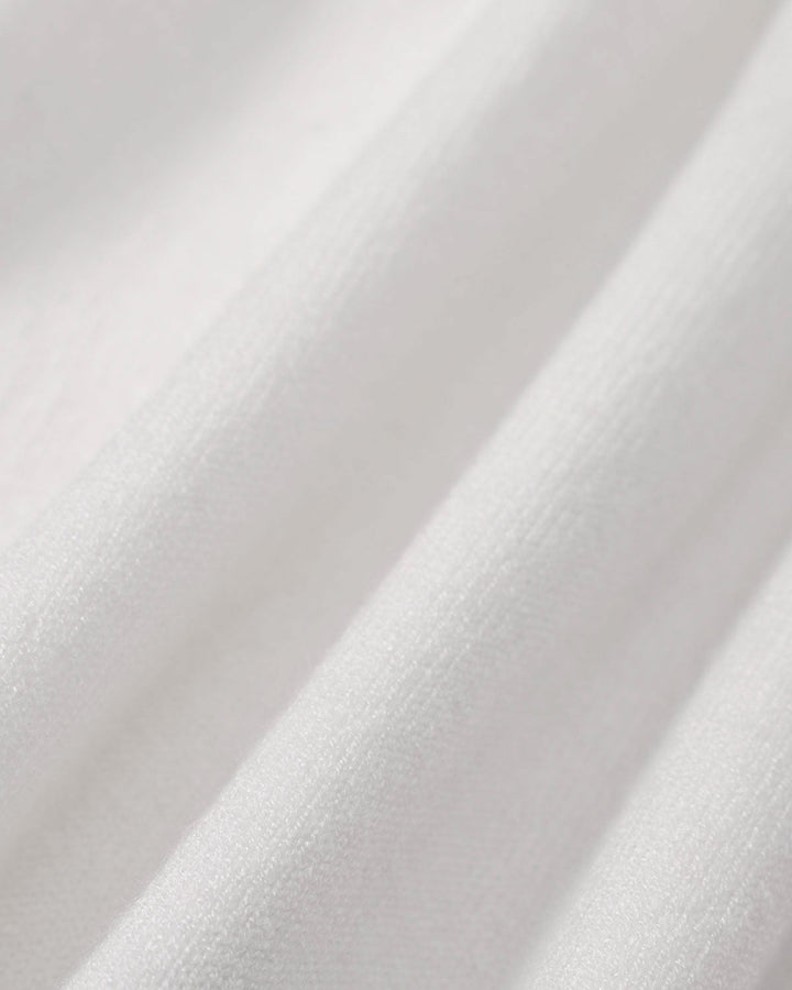 SALE | Elegant White Contrasting Women's Sweater Midi Dress for a Chic and Cozy Look