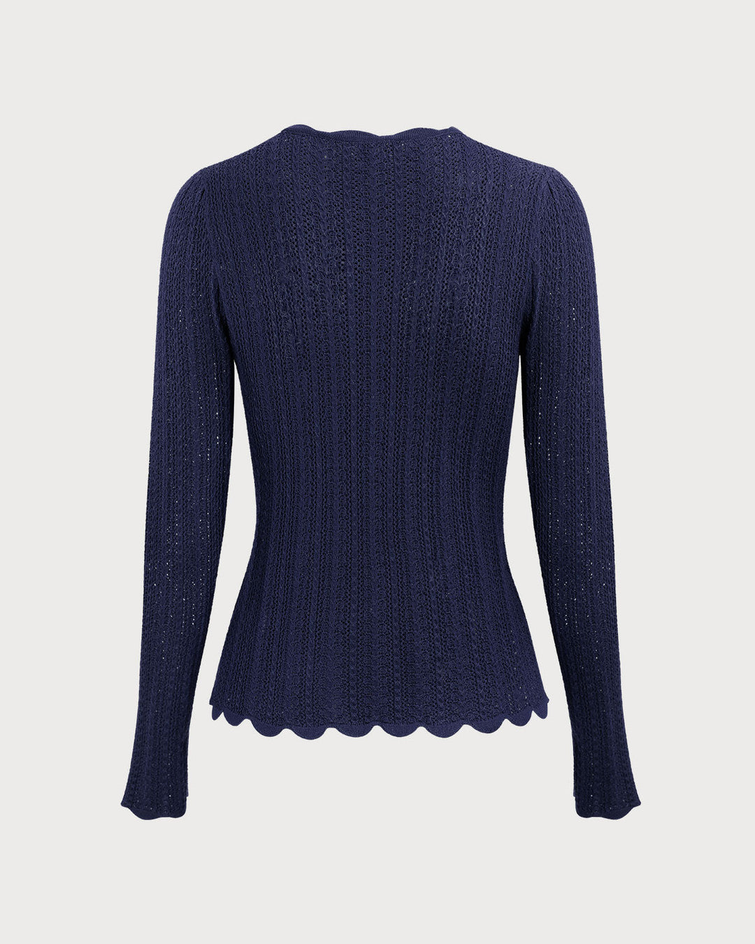 SALE | Blue slim fit round neck sweater