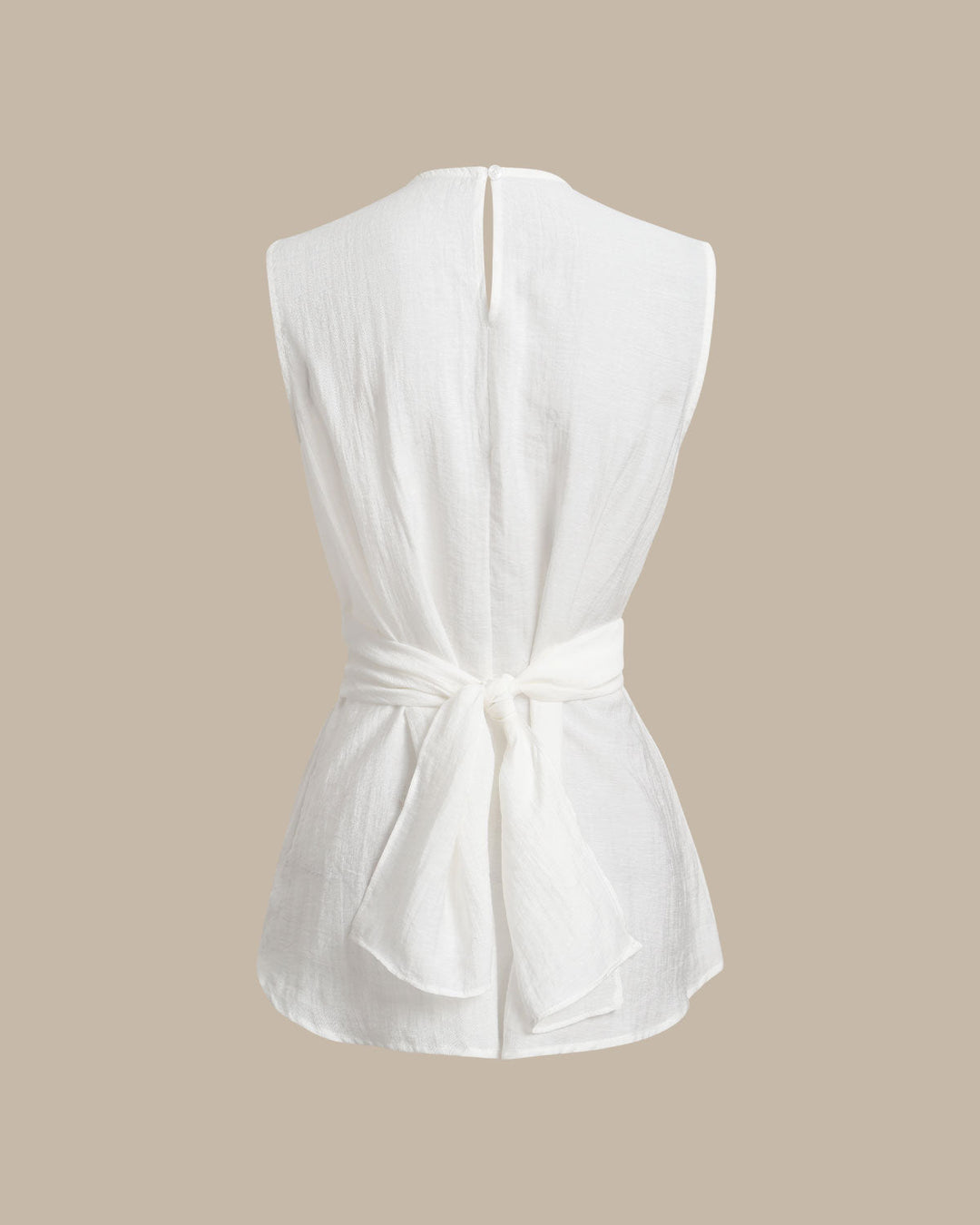 SALE | White Round Neck Tank Top