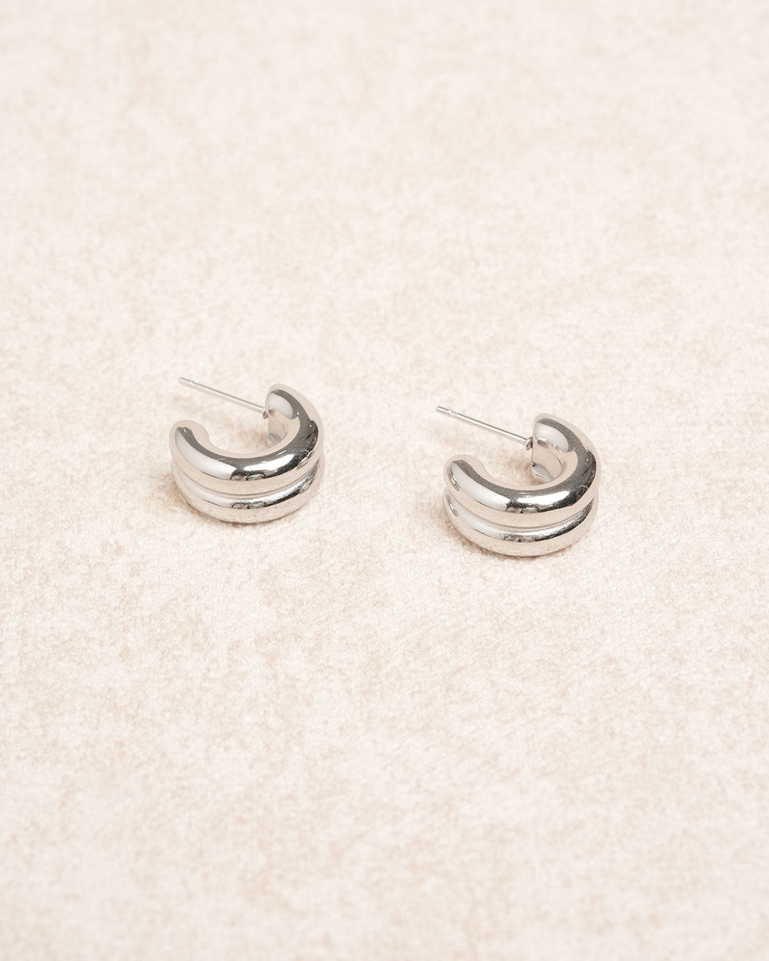 SALE | Silver Metal Earrings