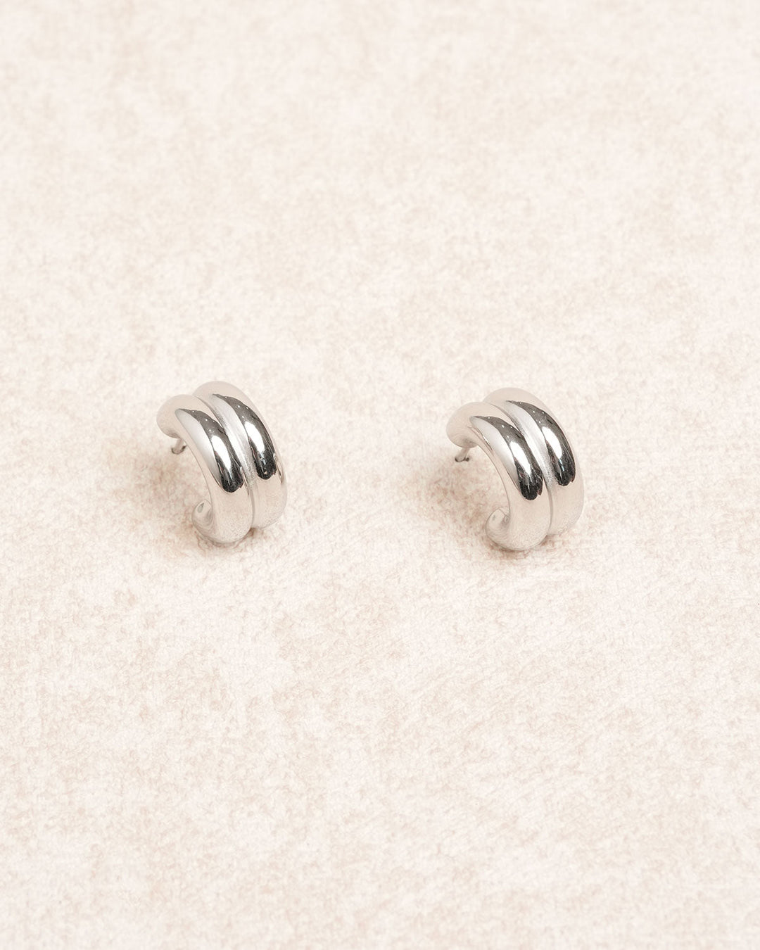 SALE | Silver Metal Earrings