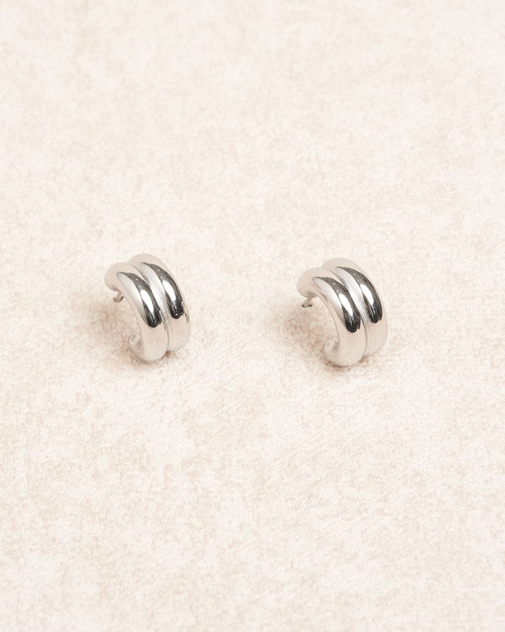 SALE | Silver Metal Earrings