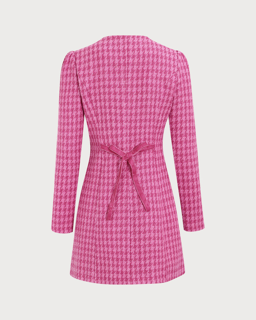 SALE | Chic Women's Pink Single-Breasted Tweed Miniskirt - Perfect for Style and Elegance