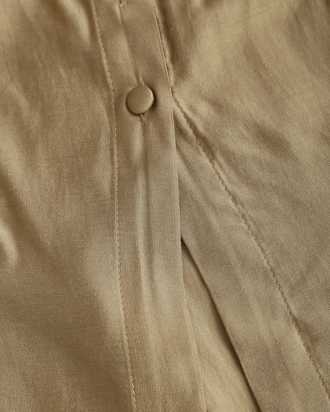 SALE | Chic Khaki V-Neck Bell Sleeve Blouse for a Stylish Look