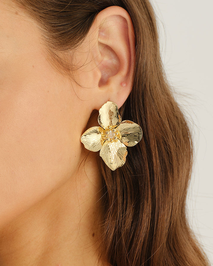 SALE | Gold Alloy Earrings