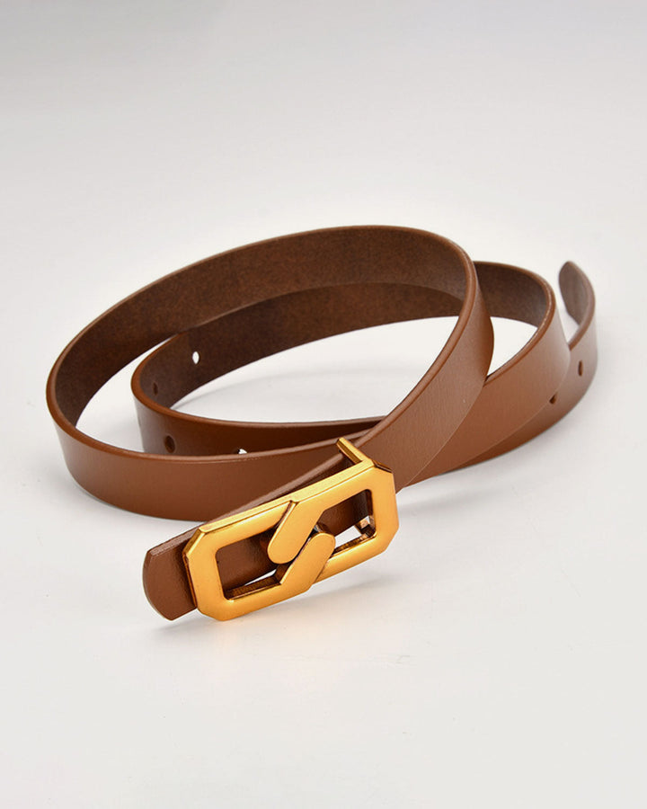 SALE | Caramel Buckle Belt