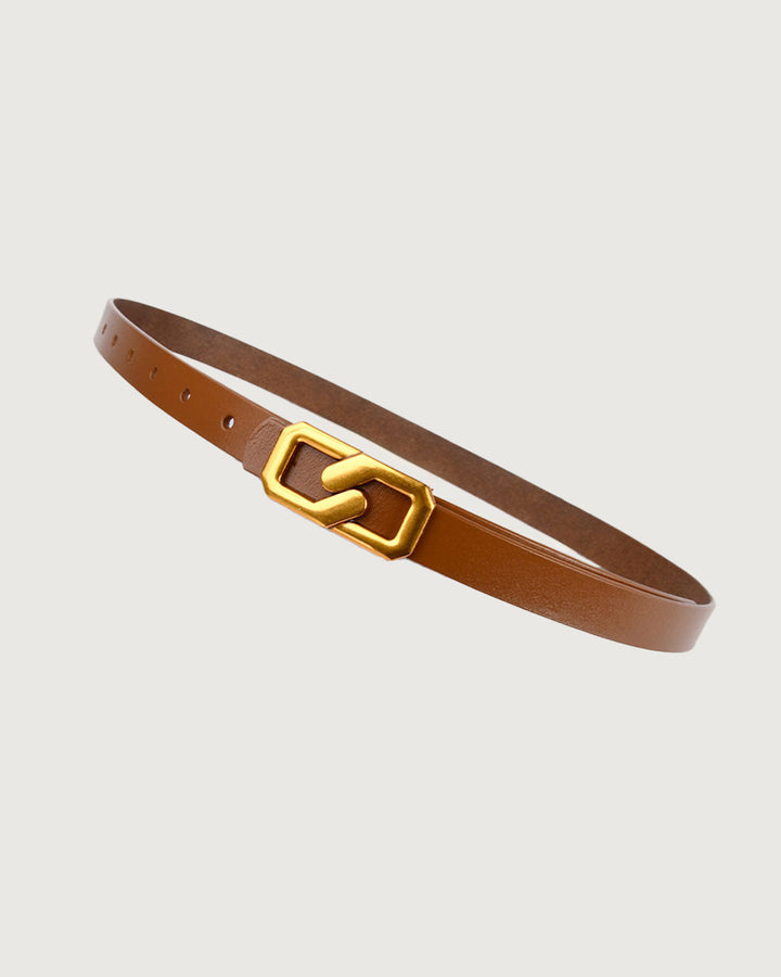 SALE | Caramel Buckle Belt