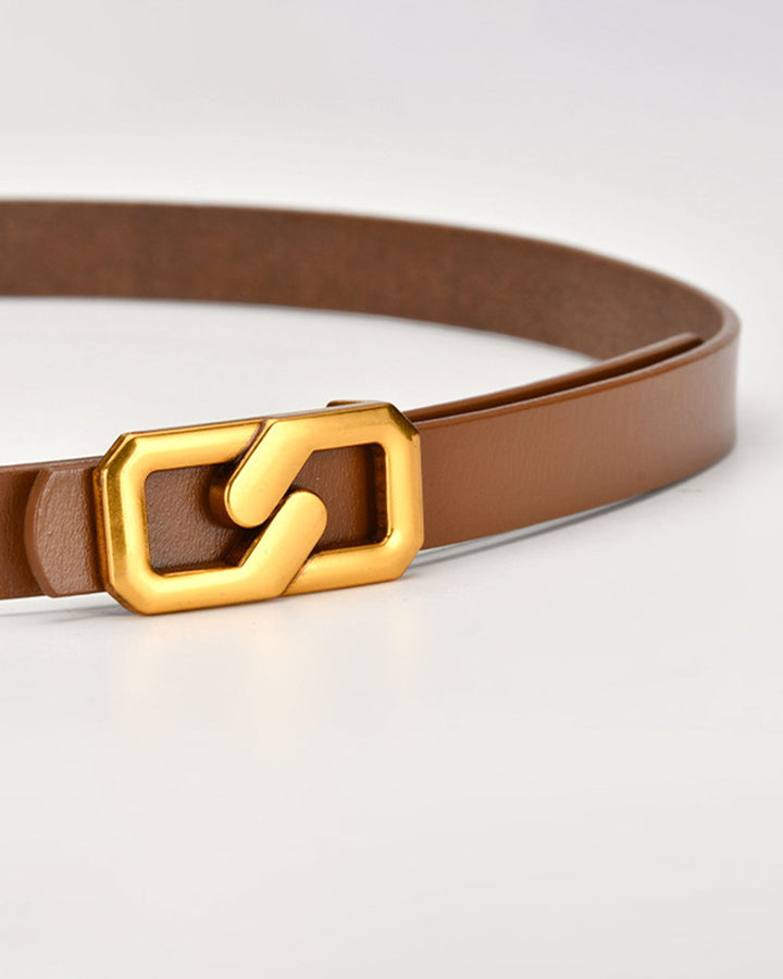 SALE | Caramel Buckle Belt