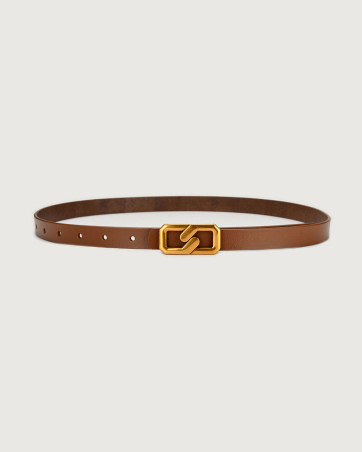 SALE | Caramel Buckle Belt