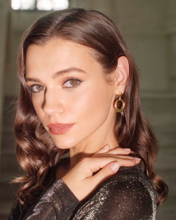 SALE | Women's Brass Steel Earrings