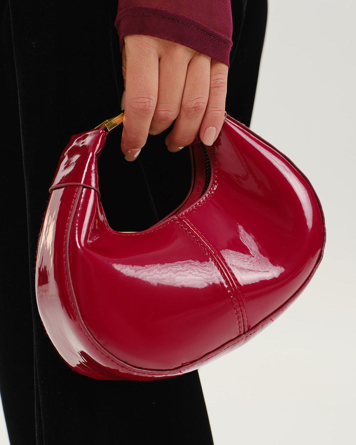 SALE | Red PU Leather Handbag