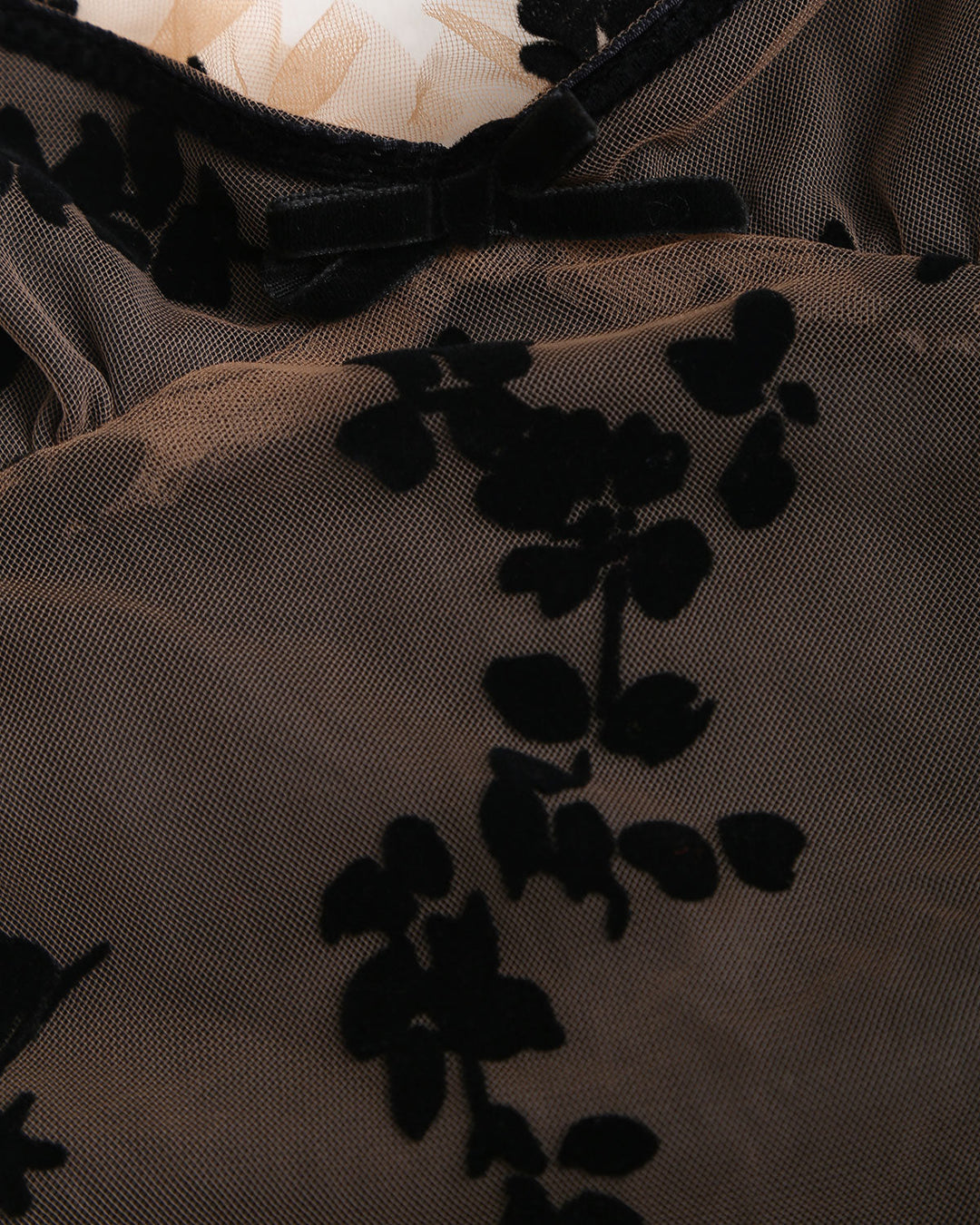 SALE | Coffee Floral A-Line Slip Midi Dress