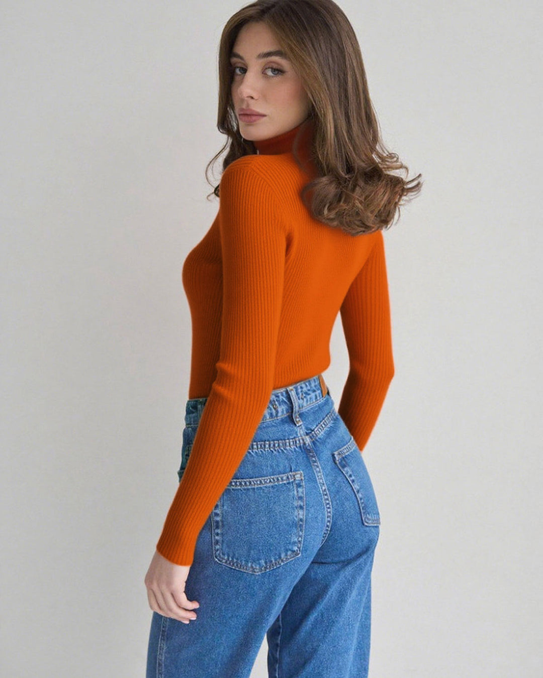SALE | Brick Red Turtle Pullover Sweater