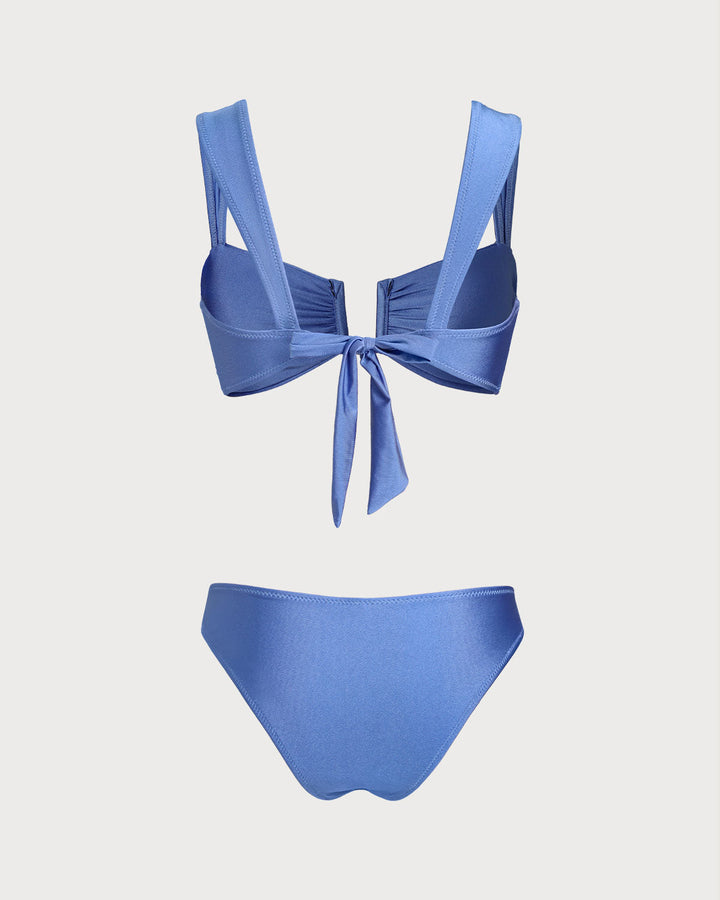 SALE | Blue Triangle High Stretch Bikini Set
