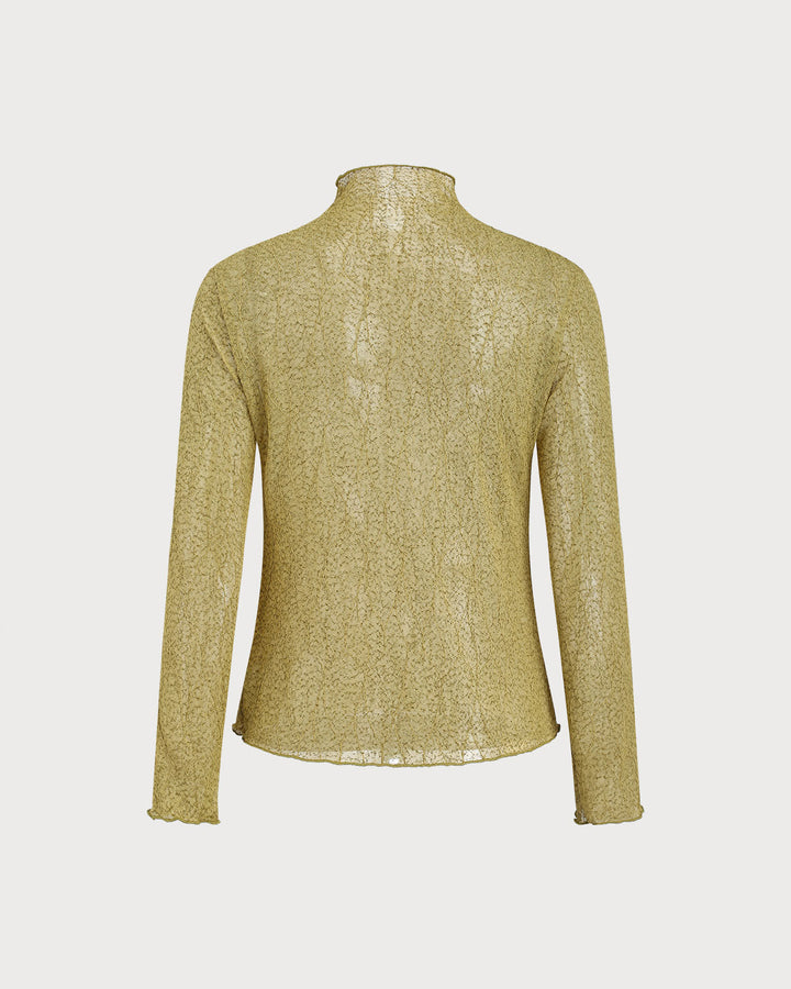 SALE | Green Lace See Through Tee