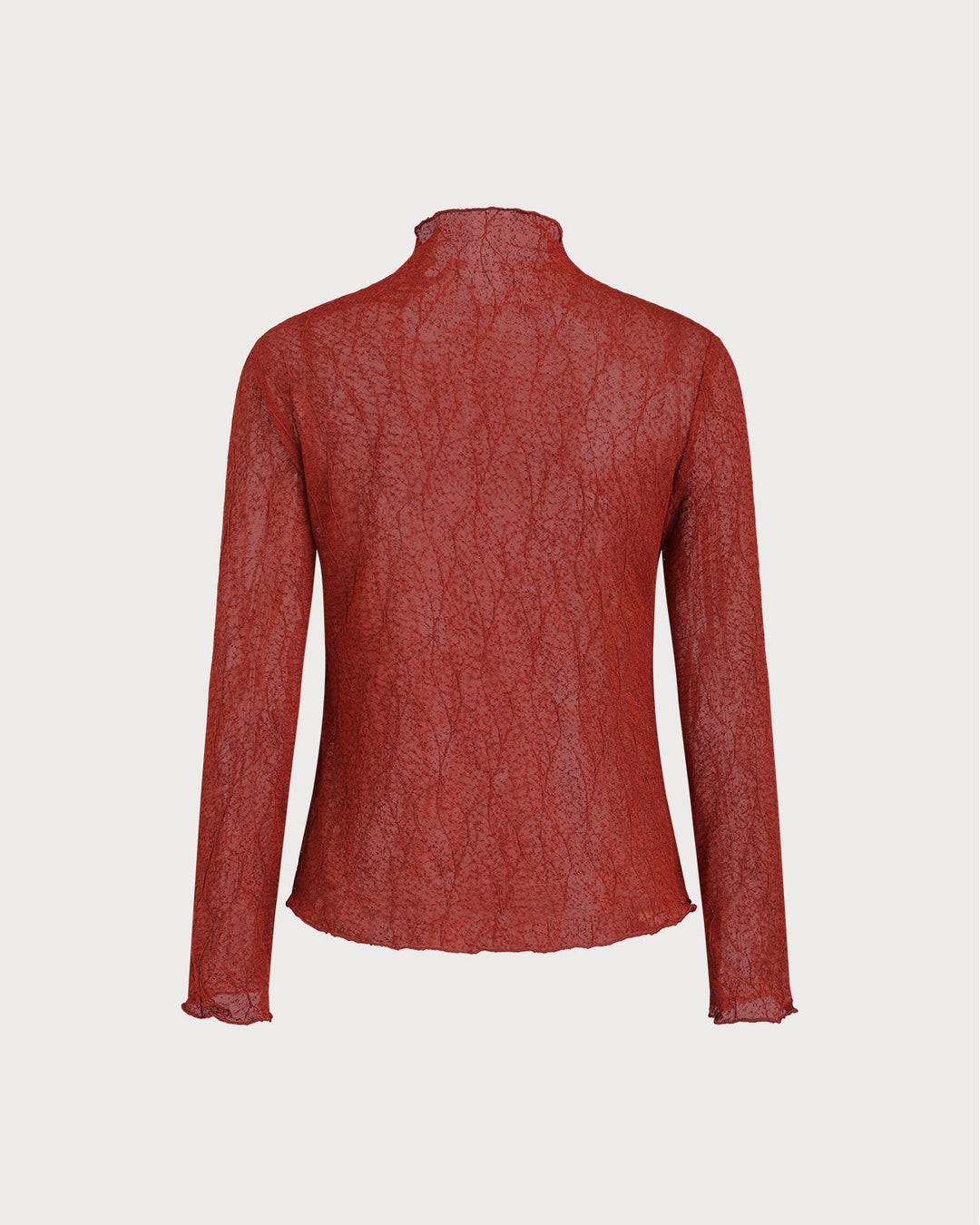 SALE | Red Lace See Through Tee