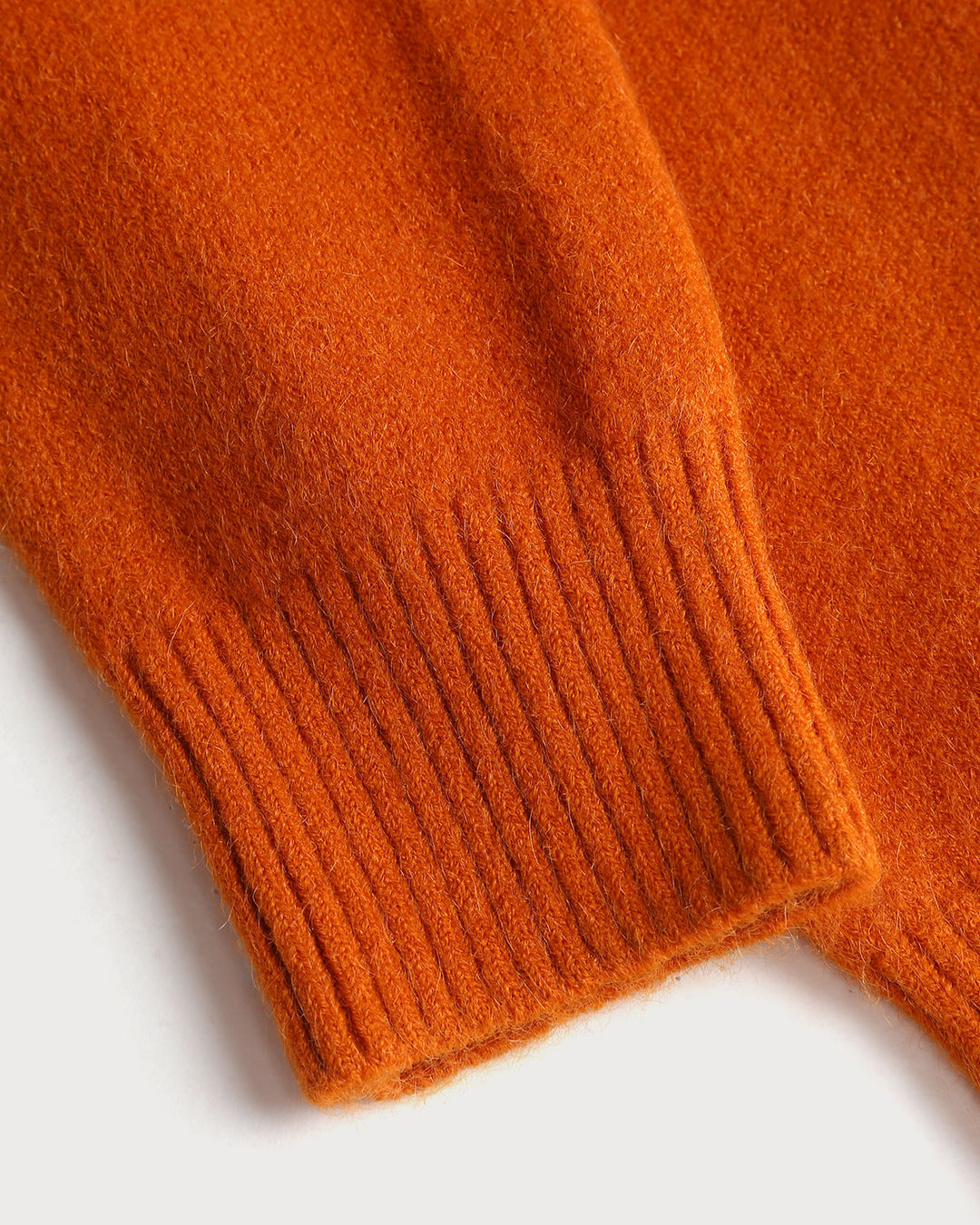SALE | Orange Contrasting Knit Cardigan